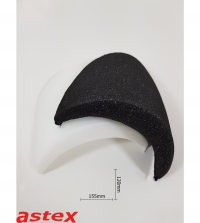 Schulterpolster Halbmond Dick