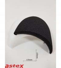 Schulterpolster Halbmond Dünn