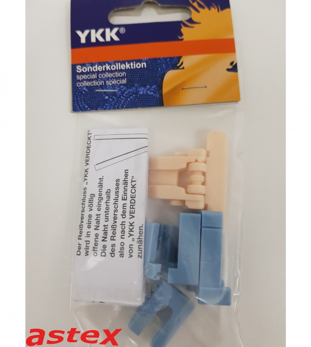 Verdeckte-RVS-Fuß aus Kunststoff YKK