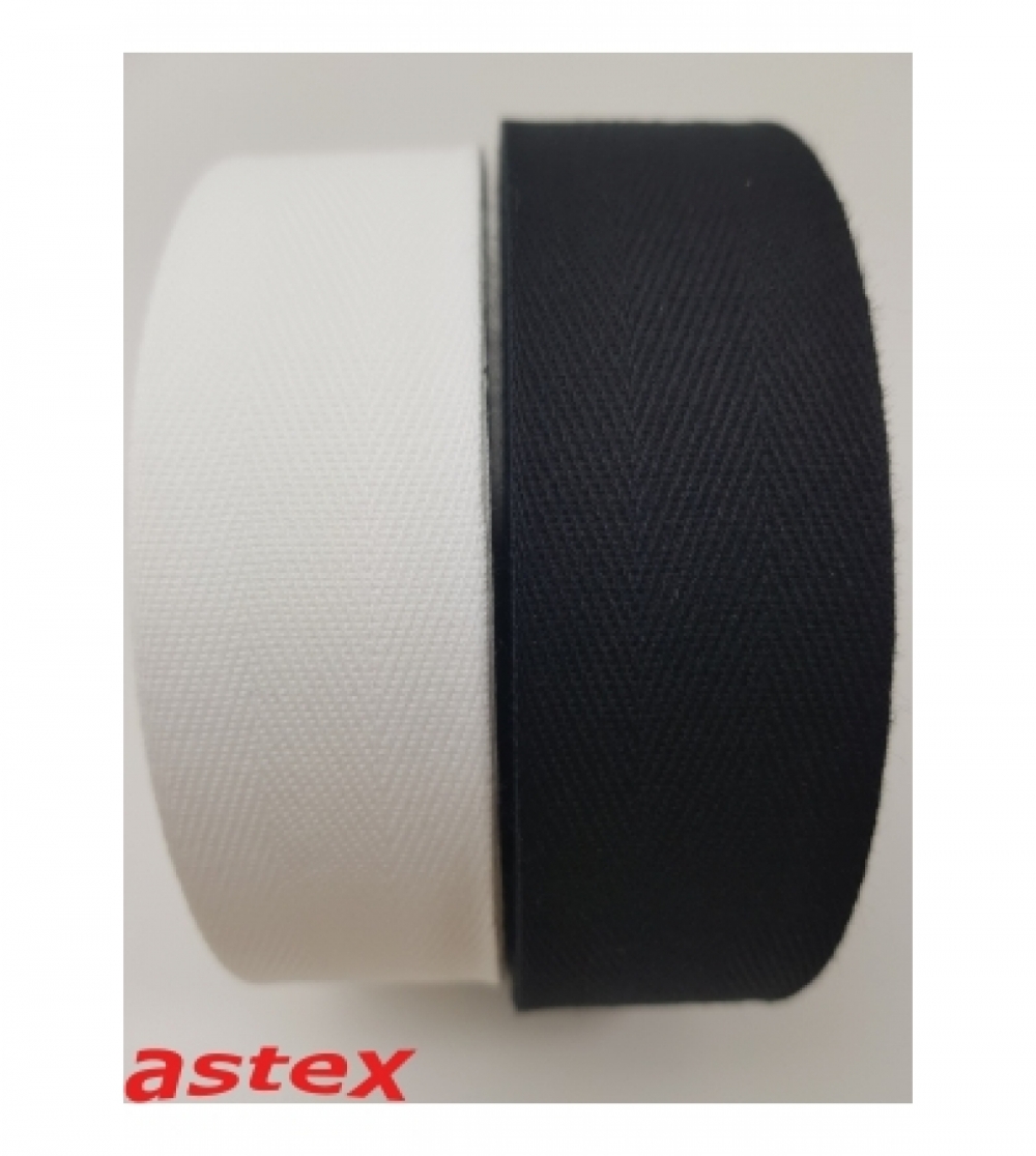 Nahtband 30mm  100% Baumwolle 25m Rolle