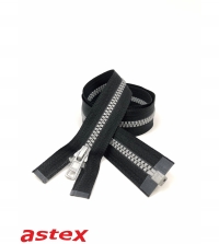 80cm Plastik Vislon 5mm Silbergrau Rei..