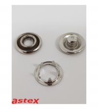 Druckknöpfe Jersey  Silber